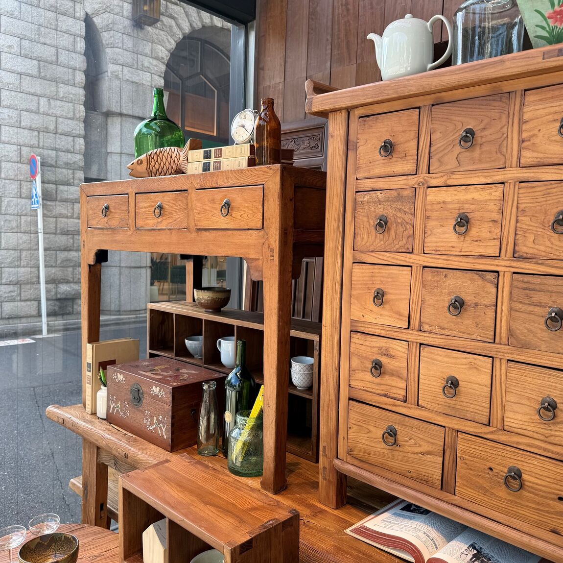 青山】古家具とReMUJIのPOPUPが始まりました｜無印良品 Found